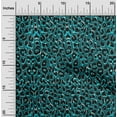 thumbnail image 1 of oneOone Cotton Cambric Dark Teal Green Fabric Animal Skin Fabric For Sewing Printed Craft Fabric By The Yard 56 Inch Wide-0PG, 1 of 4