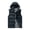Blue, variant on Fesfesfes Men Heating Vest Casual Solid Intelligent Dual Control Hooded Fever Clothing Zipper Heating Vest Under $10