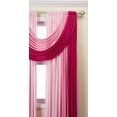 thumbnail image 3 of Bella 4 Piece Window in A Bag Set 2 Panels, Small Scarf, Large Scarf, Window Treatment Decor  (Pinks), 3 of 3