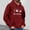 Wine, variant on EchfiProm Hoodies for Men with Pockets Graphic Pullover Outdoor Red Hooded Merry Christmas Mens Sweatshirt Xmas L
