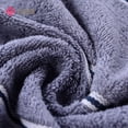 thumbnail image 3 of Nvzi toallas de algodón puro, toalla de mano de algodón suave para el hogar, súper suave, muy absorbente para ducha, piscina, toalla de mano de 27,56 x 13,39 pulgadas (marrón), 3 of 5