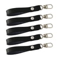 thumbnail image 2 of 5 x Zipper Handles Zipper Pull Ends Faux Leather Zipper Pulls Zipper Repair s Black, 2 of 9