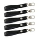 thumbnail image 2 of Kits de reparación de cremalleras de 5 piezas de cuero PU para bolsos, mochilas, chaquetas y abrigos DIY Negro Plata Yuyangstore Pestaña para tirar de la cremallera, 2 of 8
