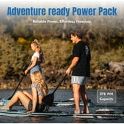 Bixpy K-1 Outboard Kayak Motor Kit with Wireless Remote & Quick-Release Mount, Ultra-Light K1 Motor for Kayaks, Paddle Boards, Inflatable Boats & Small Watercraft