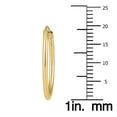 thumbnail image 3 of SZUL Women's 20mm Endless 14K Yellow Gold Filled Thin Hoop Earrings, 3 of 6