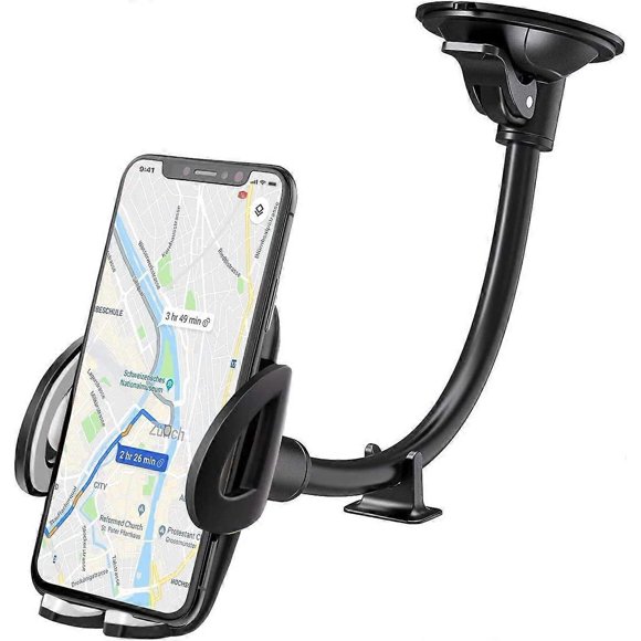 Support de Téléphone de Voiture Ventouse Portable avec Rotation 360 pour Téléphone Intelligent, Appareils GPS