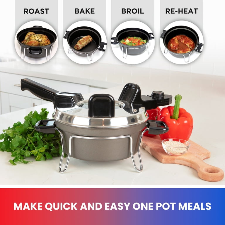 Free Shipping! Total Chef TCCZ02SN 450 Watts Czech Cooker (3