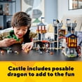 thumbnail image 6 of LEGO Creator 3 in 1 Medieval Castle Toy, Transforms from Castle to Tower to Marketplace, Includes Skeleton and Dragon Figure, with 3 Minifigures and Catapult, 31120, 6 of 8
