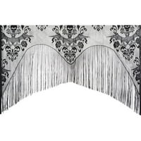 Lace Damask Curtain Halloween Decoration