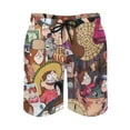 thumbnail image 2 of Gravity Falls Men's Swim Trunks Board Shorts Drawstring Elastic Waist Quick Dry Swimsuits Beach Shorts with Pockets L, 2 of 8
