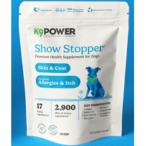 K9 Power - Show Stopper - Healthy Coat and Skin Supplement for Dogs - 1 Lbs.