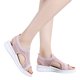thumbnail image 4 of Las mujeres punta abierta transpirable comodidad ahueca hacia fuera Casual cuñas zapatos de malla sandalias Wmkox8yii nm10891, 4 of 8