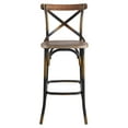thumbnail image 2 of Acme Furniture Zaire Bar Chair in Antique Copper and Antique Oak Indoor, 2 of 7