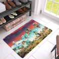 thumbnail image 3 of MKHERT Tropical Island Palm Tree Forest On Sunset Sky Doormat Rug Home Decor Floor Mat Bath Mat 30x18 inch, 3 of 3