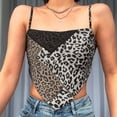 thumbnail image 1 of Camiseta Sin Mangas De Tirantes Top sin mangas con estampado de pañuelo y espalda descubierta para mujeres (negro L) Cgtredaw Para estrenar, 1 of 1
