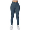 thumbnail image 2 of A AGROSTE Seamless Leggings for Women,  V-Cross High Waisted Workout Yoga Pants, Amplify Ruched Booty Tights, 2 of 8