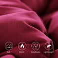 thumbnail image 7 of Aisbo Red/Black King Size Comforter Set,3-Pieces Reversible Comforter Set Soft and Lightweight,All Season Down Alternative Bed Comforter with 2 Pillow Shams, 7 of 7