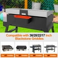 thumbnail image 4 of 2 PCS Blackstone Grease Cup Liners for Blackstone 36 28 22 17 Inch Griddle,Reusable Grease Catcher Cup Liner Grill Grease Tray,Durable Drip Pans Blackstone Griddle Accessories,Orange, 4 of 8