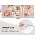 thumbnail image 5 of Pioneer Flower Floral Print Pattern Kitchen Rug Mat,Kitchen Runner Rugs Non Skid Washable,Decorative Kitchen Floor Mats for Kitchen,Sink,Laundry,17"X47", 5 of 5
