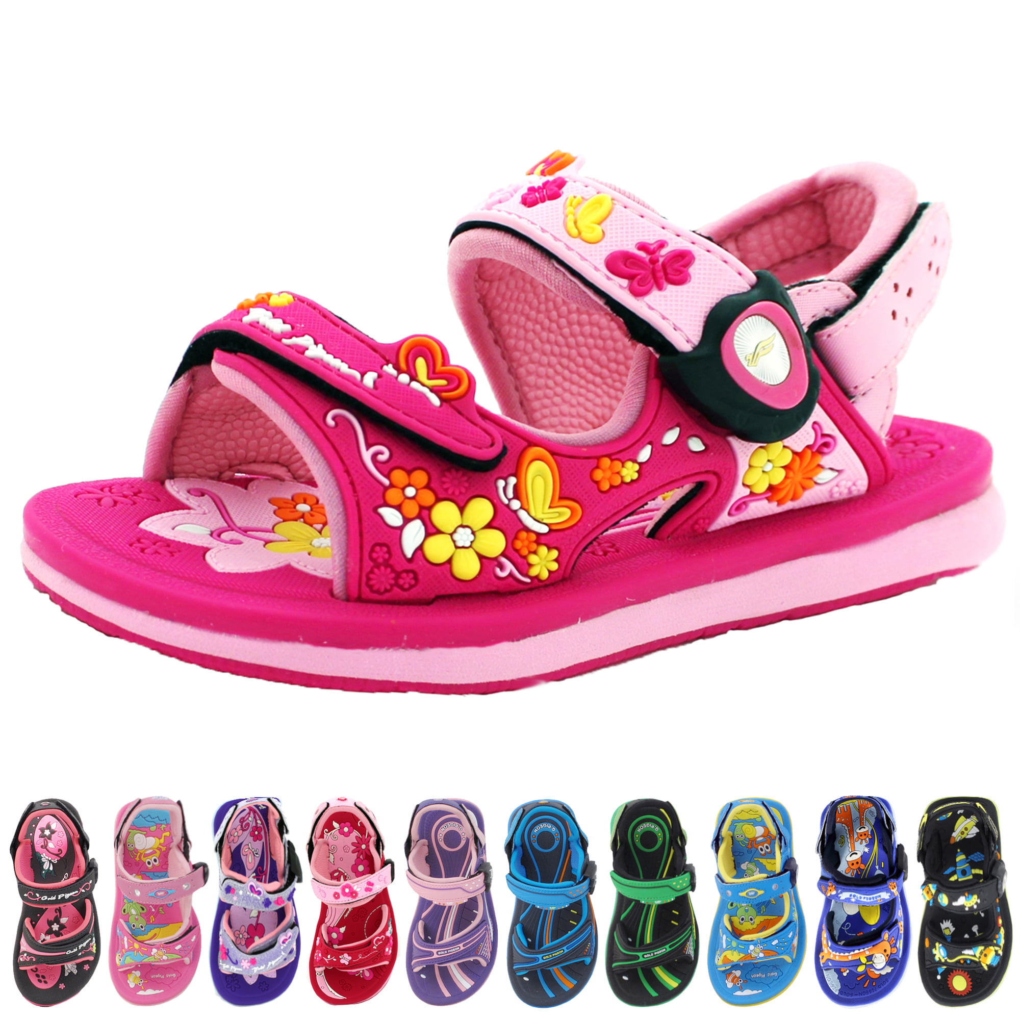 GP Kids Classic SNAP LOCK Sandal: 9203B Pink Fuchsia, EU26 (Size: Toddler  8.5 - 9)