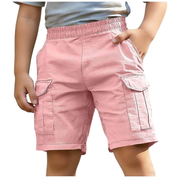 Boys Shorts Size 11-12 Youth Boys Cargo Shorts Quick Dry Kids Summer Athletic Casual Sports Short with Pocket Boy Fashion Sport Clothes