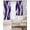 Indigo, variant on Purple White Moire Black Out Curtains 84 Inch Long for Living Room, Modern Abstract Art Elegant Blackout Curtain Shade Thermal Insulated Window Curtains Grommet Drapes 42"x84" 2 Panels