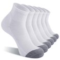 thumbnail image 2 of 6 Pack Men's Ankle Socks with Cushion Athletic Running Socks, 2 of 12