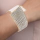 thumbnail image 4 of Brazalete abierto asimétrico shamjiam pulsera de cumpleaños Blanco, 4 of 8