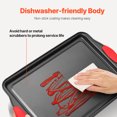 thumbnail image 4 of VEVOR Baking Pan Set 6-Piece Nonstick Carbon Steel Bakeware Set with Silicone Handle, 4 of 9
