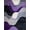 Purple, Pattern 2, variant on ODIKA 4'x6' Machine Washable Non-Slip Area Rug, Contemporary Rippled Wave Design Featuring Layered Shapes High Traffic Rug, Purple, 269844
