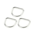 thumbnail image 1 of 3 Pieces D Rings Durable Multifunctional Buckles for DIY Backpacks Key Chain 5.5cmx5cm, 1 of 8
