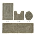 thumbnail image 2 of Better Trends Bath Rug 4 Piece Set 100% Cotton Soft Bathroom Seat Covers Water Absorbent Reversible for Bathroom Decor Toilet Base Contour Lid Cover Runner Rug Beige Lux Collection, 2 of 4