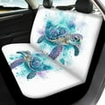 thumbnail image 3 of Jeiento Sea Turtle Car Seat Cover Set of 4 Anti-Slip Front and Rear Auto Seat Covers Universal Fit Interior Accessories for SUV Sedan Van, 3 of 6