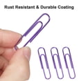 thumbnail image 4 of 100PCS Purple Paper Clips 2" Large (50MM) with Rust-Resistant & Durable, Vinyl Coated Paper Clips Great for Office, 4 of 6