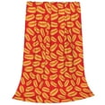 thumbnail image 2 of Honeii A Big Hot Dog Print Fleece Blanket - Throw Blanket for Bed, Sofa, Couch, Camping, and Travel , Microplush Ultra Soft Warm Blanket-40"x30", 2 of 7