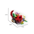 thumbnail image 7 of HI-REEKE Insect Building Block Set Ladybug with Flower Building Kit ABS Gift for Kid Adult Multi Color, 7 of 7