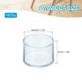 thumbnail image 2 of Uxcell Rubber Chair Leg Caps 3/8" Furniture Feet Ferrule Caps Stoppers Non-Slip Table Leg Tip Protectors Transparent 16 Pcs, 2 of 7