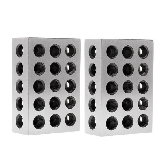 2 Pcs Hardened Steel Ultra Engineers Blocks Precision 1" X 2" X 3" Milling Tool ,Easy to Use
