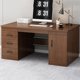 thumbnail image 3 of Drawers Shelf Office Desk Supplies Writing Living Room Storage Computer Desks Standing Reception Mesa De Computador Furniture My Lux Decor Round, 3 of 18