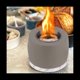 thumbnail image 2 of Hoguera de Sobremesa, Fogata de HormigóN PortáTil, Fogata de Etanol Fogata de Mesa, TazóN de Fuego, Chimenea EléCtrica Personal, 2 of 5