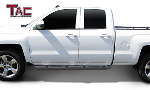 For 1999-2018 Chevy Silverado//GMC Sierra 1500 Regular Cab 3/" Texture Side Steps