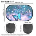 thumbnail image 7 of Yuyamidu Blue Butterfly Car Window Shades for Baby Bling Car Window Sun Shade 2 PCS Cling Car Sun Shade for Windows Fashion Car Shades for Side Windows Baby, Sunshades for Car Auto SUV, 7 of 7
