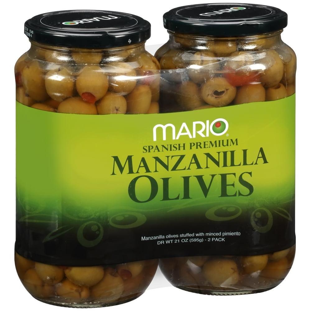 MarioÂ® Spanish Premium Manzanilla Olives 21 oz. Pack