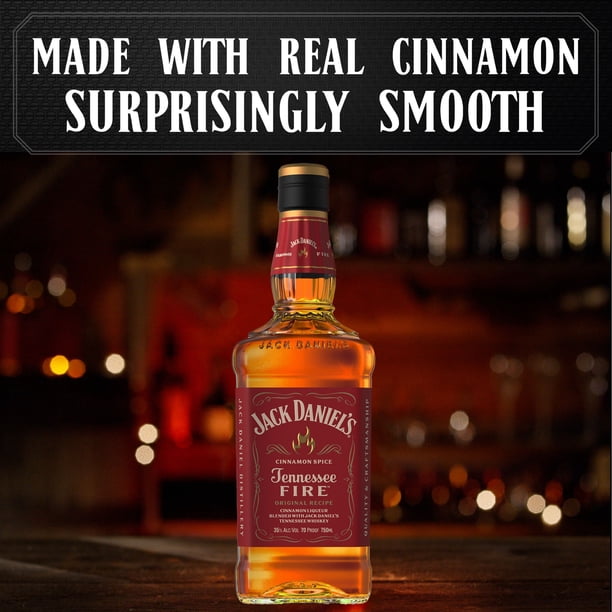 Jack Daniels Tennessee Fire Whiskey, 750ml, 70 Proof for Office