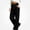 Black, variant on HAOTAGS Girls Sweatpants (3-13) Elastic Waist Wide Leg Casual Pants with Side Pockets Coffee Size 7