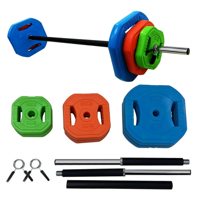 Ensemble de Poids d'Haltère Réglables, Poids Libres Réglables 40 Lb /20 kg pour l'Entraînement à la Maison et au Gym