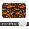 thumbnail image 2 of Rateoe Autumn Hedgehog and Fox Cute Pattern Flannel Door Mat Indoor Outdoor Entrance, Waterproof All-Weather Doormat,Fade Resistant, Low Profile Entryway Mat 16x24in, 2 of 7