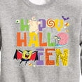 thumbnail image 3 of SpongeBob SquarePants - Happy Halloween - Toddler And Youth Crewneck Fleece Sweatshirt, 3 of 6
