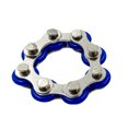 thumbnail image 2 of Cadena de bicicleta aleatoria de color Fidget Toy Cadena de bicicleta Juguete de alivio de estrés Gadget de alivio de ansiedad de acero inoxidable, Cadena de 8 eslabones Inevent FN000236-03, 2 of 7