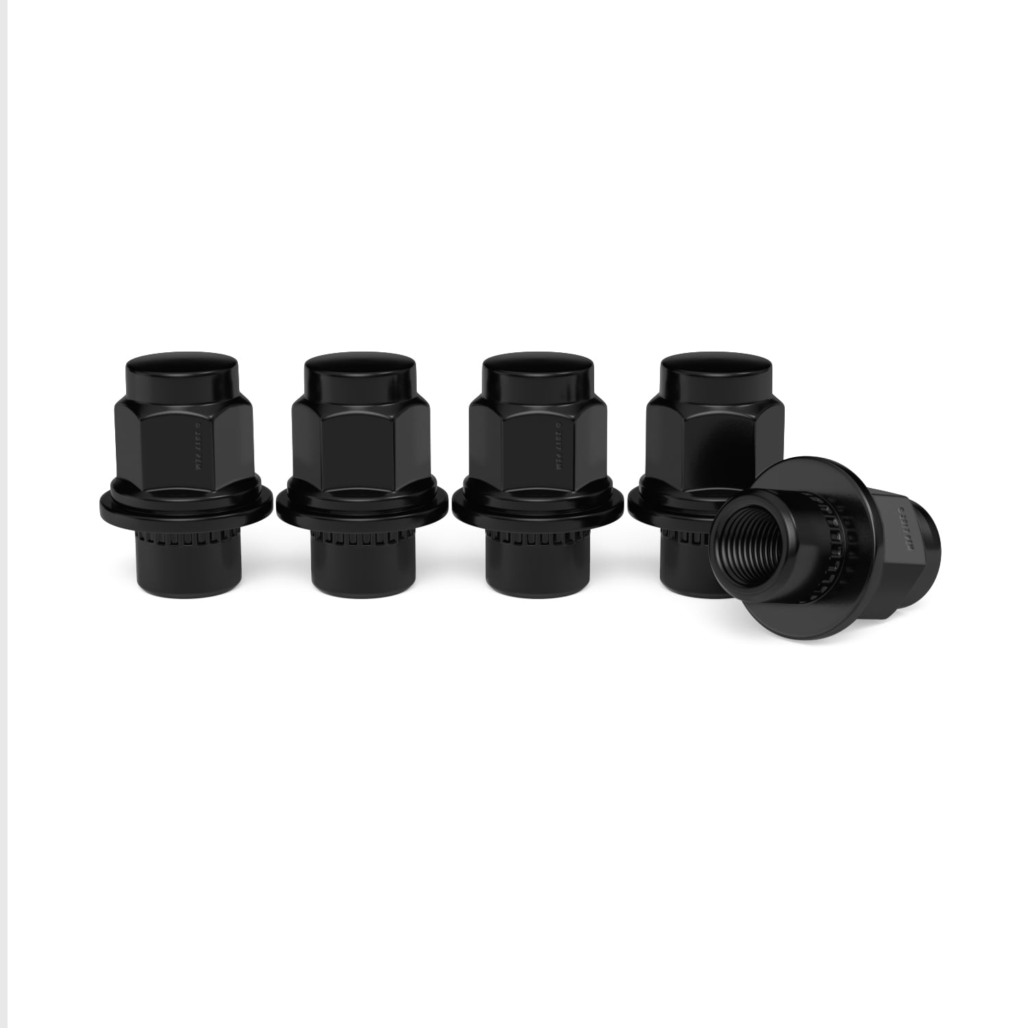 StanceMagic - 24pcs Black 12x1.5 Mag Style Lug Nuts - 1.5" Length - 21mm or 13/16" Hex - Compatible with 6Lug Lexus Toyota Mitsubishi Vehicles Trucks SUVs